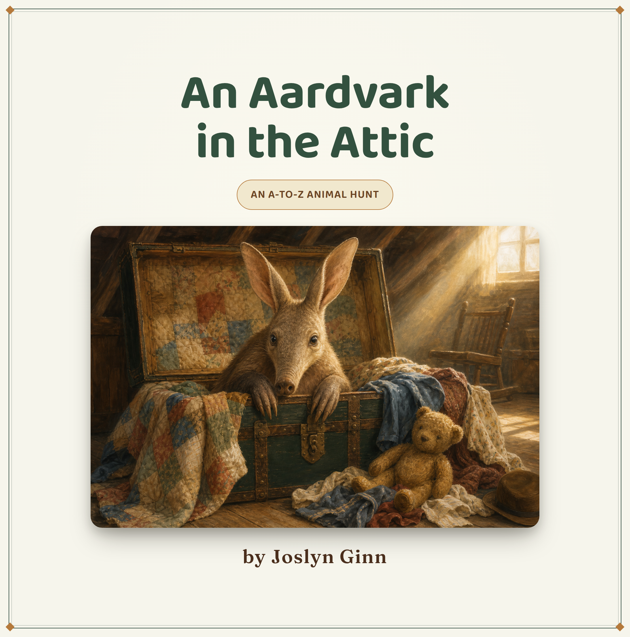 Book cover: An Aardvark in the Attic