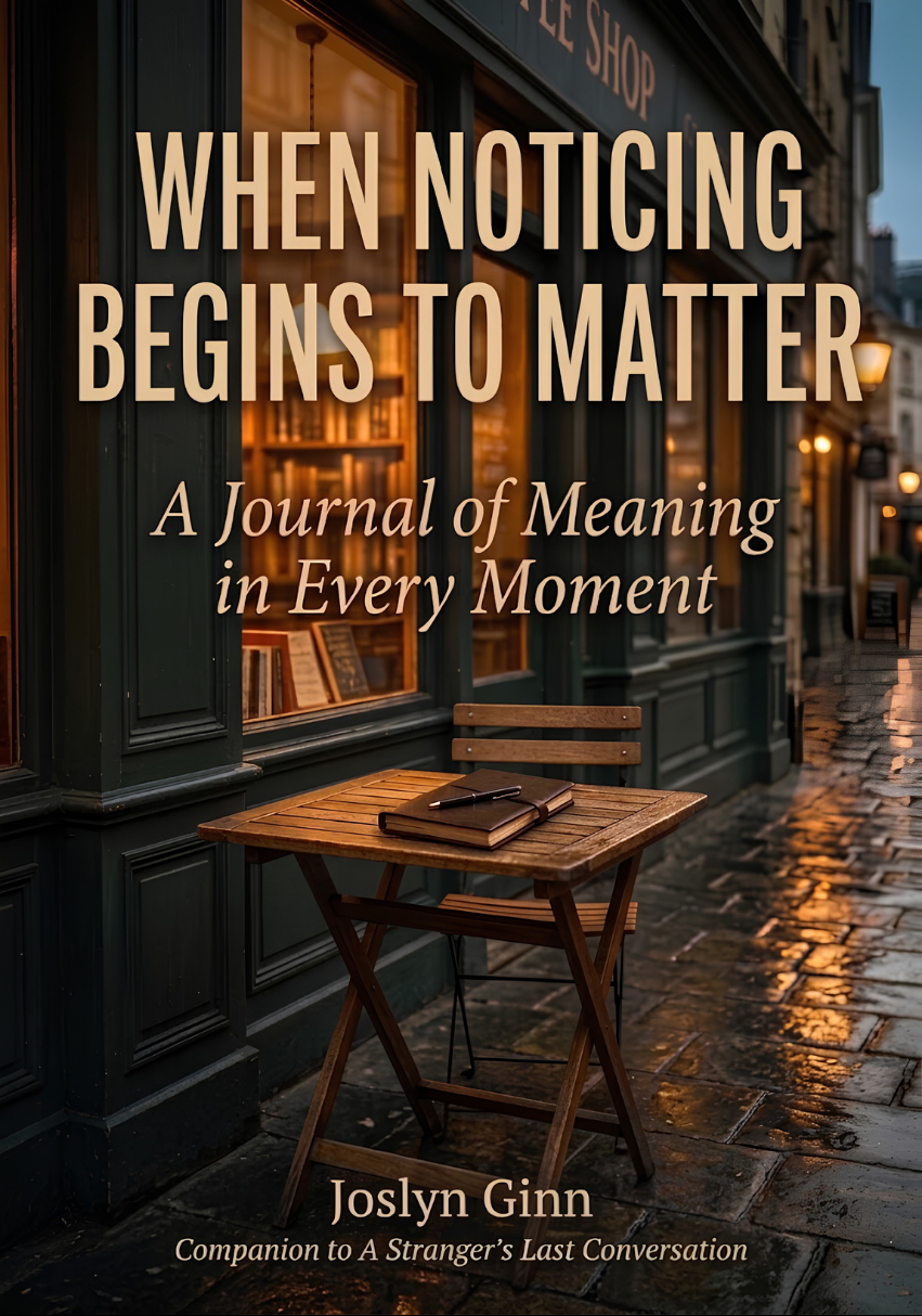 Book cover: When Noticing Begins to Matter